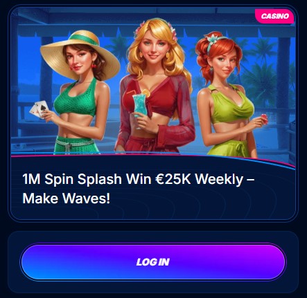 Promoción en la App móvil de Boomerang Bet